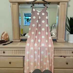 MISSLOOK Polka Dot Ombré Maxi